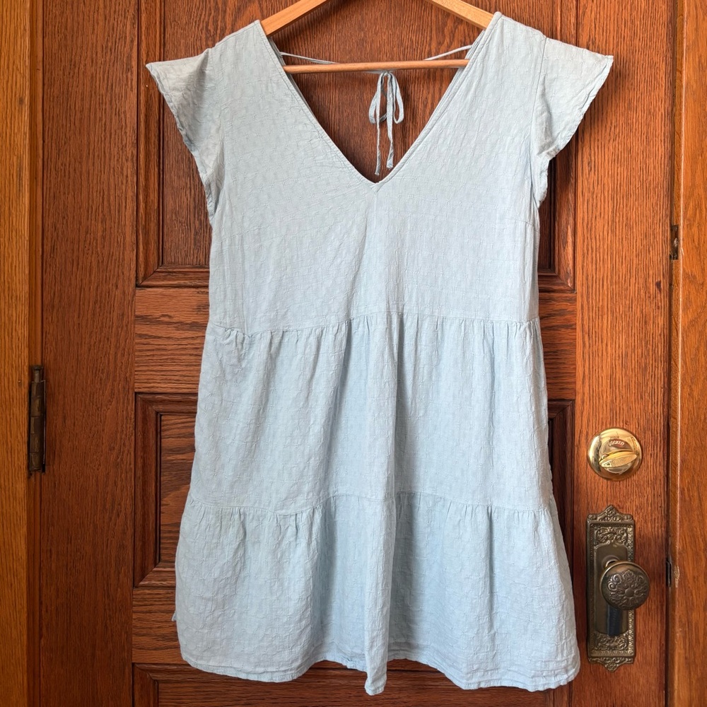 Abercrombie & Fitch Casual Ruffle Sleeve Dress